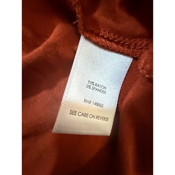 Torrid Skirt Super Soft Mini Womens 4x Orange Pull On Button‎ Knit Ladies. - Picture 6 of 11